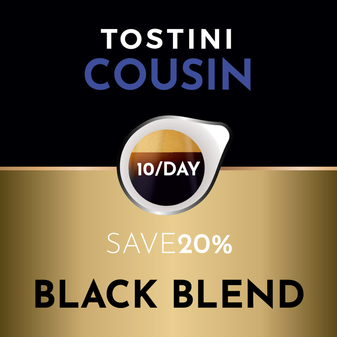 Tostini Cousin Black Pods | 300 pods