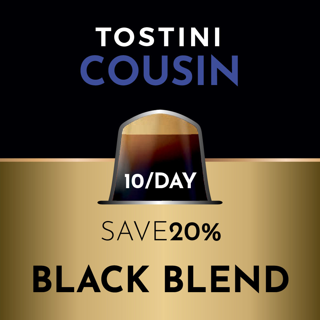 Tostini Cousin Black Capsules | 300 capsules