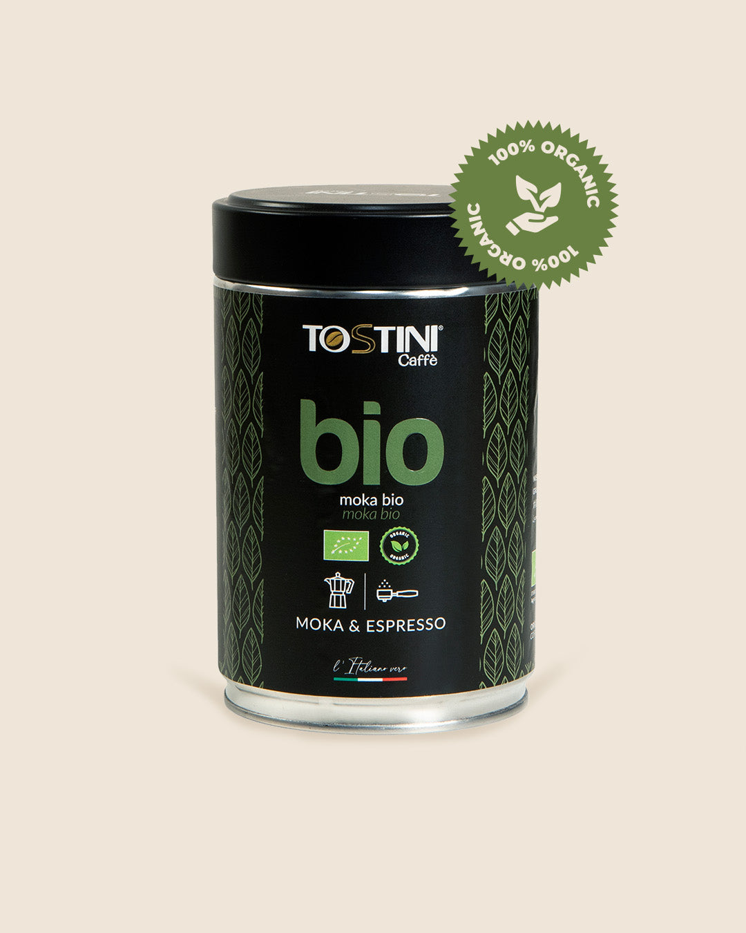 Tostini Bio Organic Ground Coffee 8.8 oz