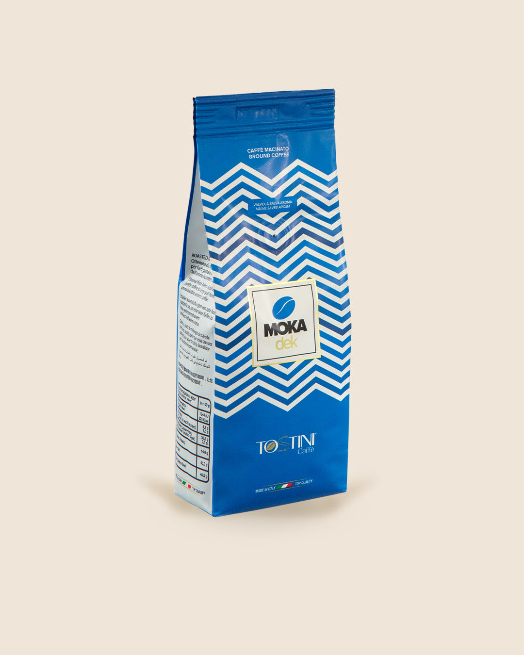Tostini Dek Ground Coffee 8.8 oz
