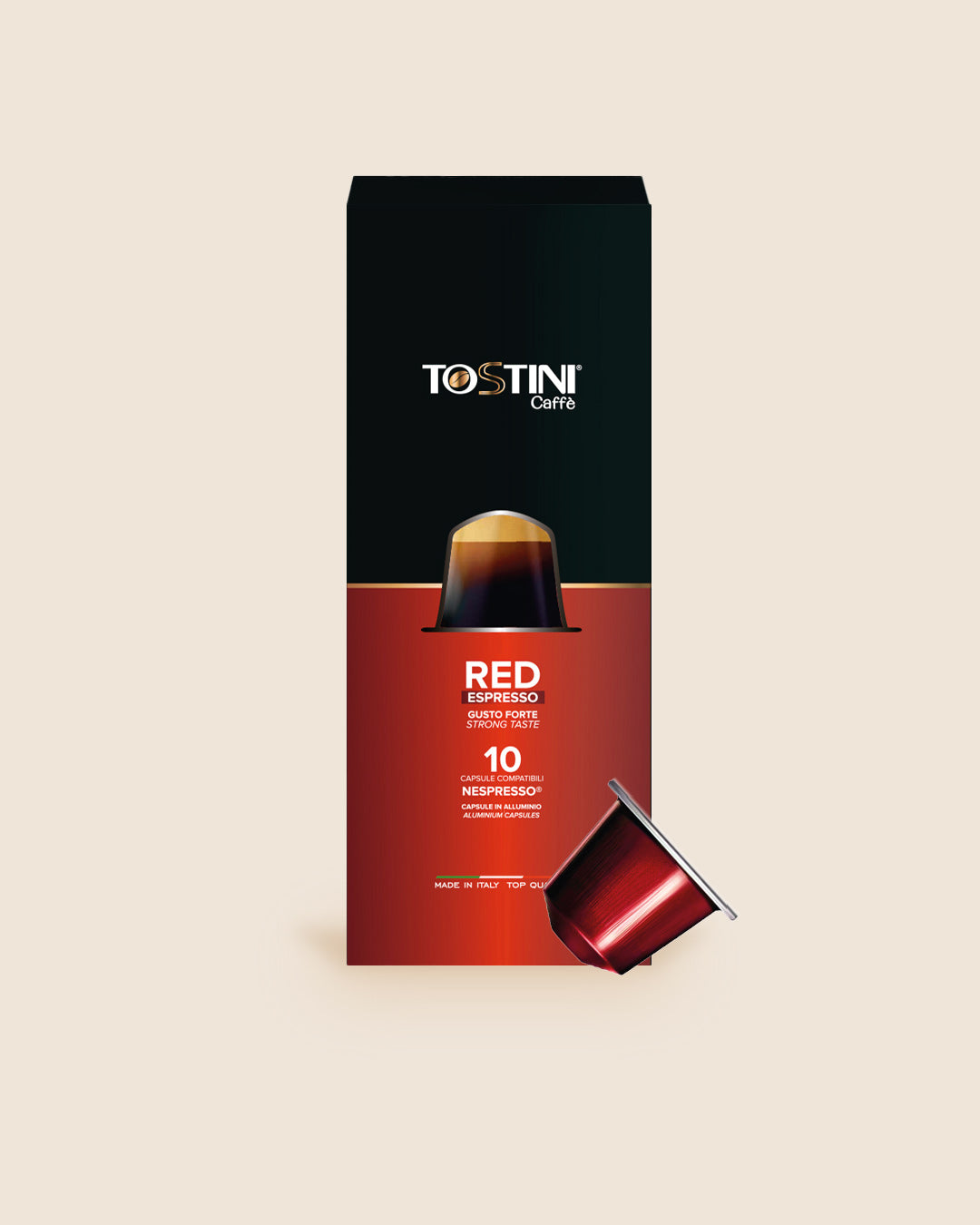 Tostini Nespresso® Red Capsules<br>Aluminum